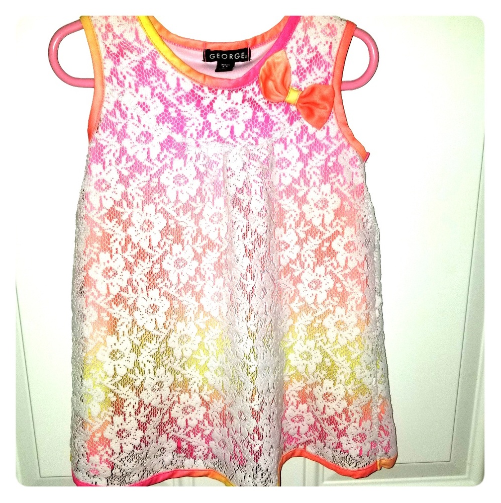 Fun girls rainbow tank